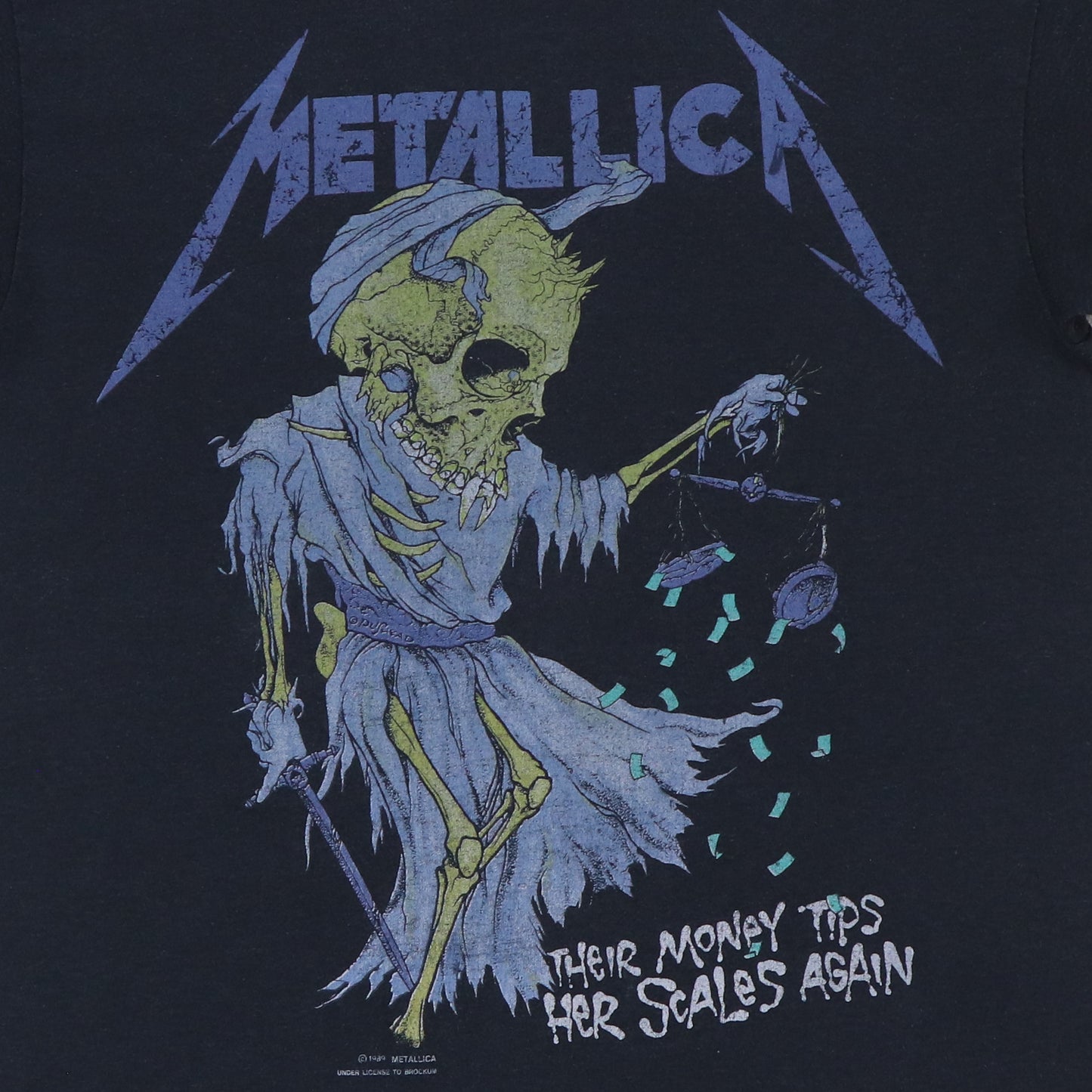 1989 Metallica Doris And Justice For All Shirt