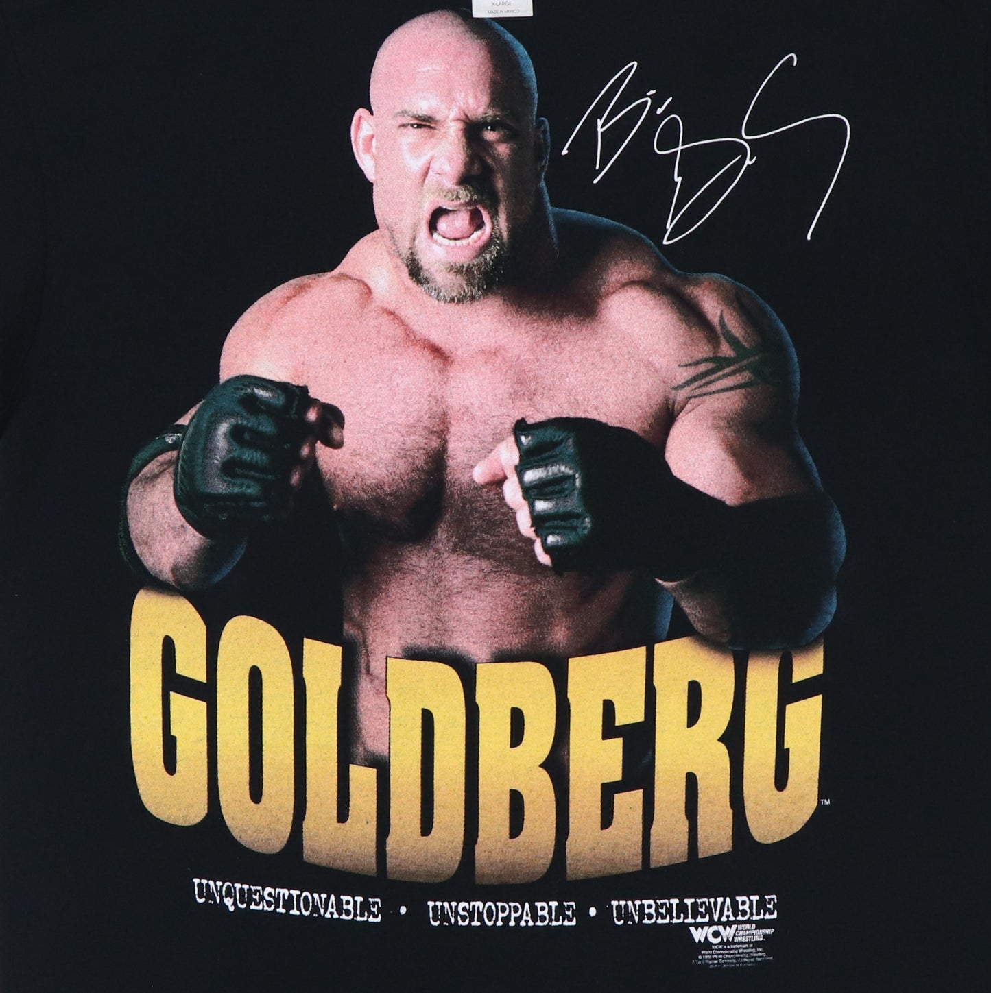 1998 Goldberg WCW Wrestling Shirt
