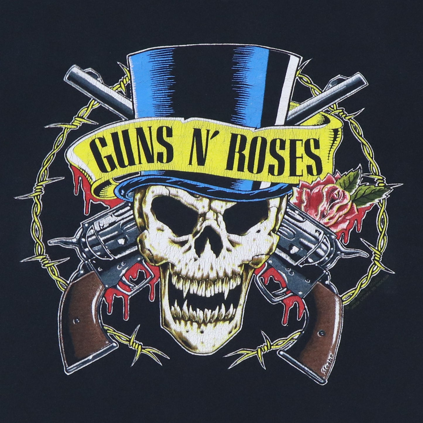 1991 Guns N Roses Get In The Ring Tour Shirt