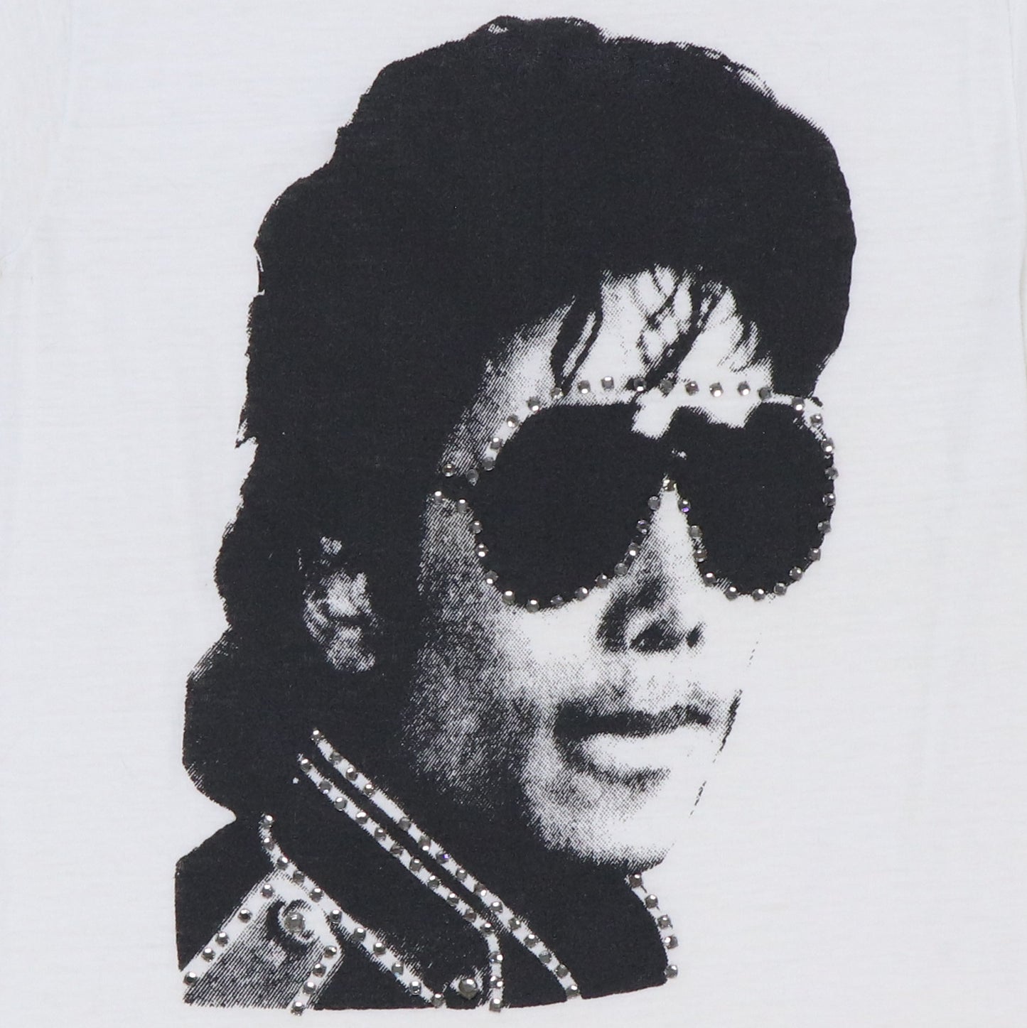 1980s Michael Jackson Rhinestone Shirt