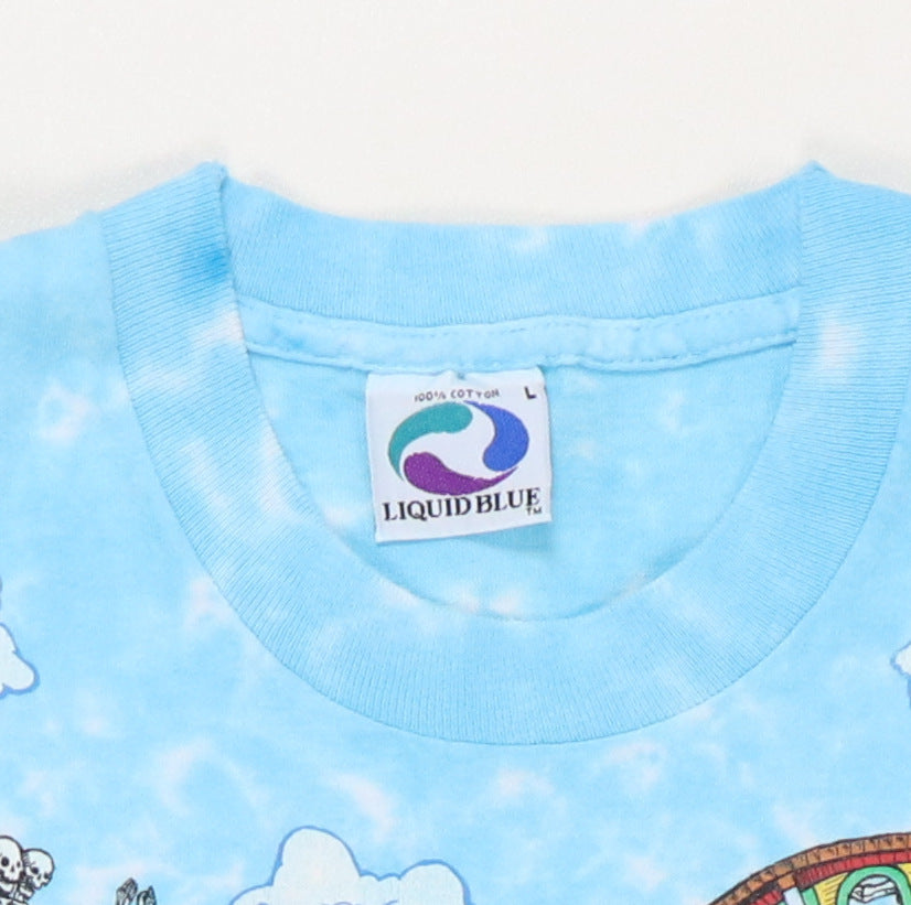 1993 Grateful Dead Roller Coaster Tie Dye Shirt