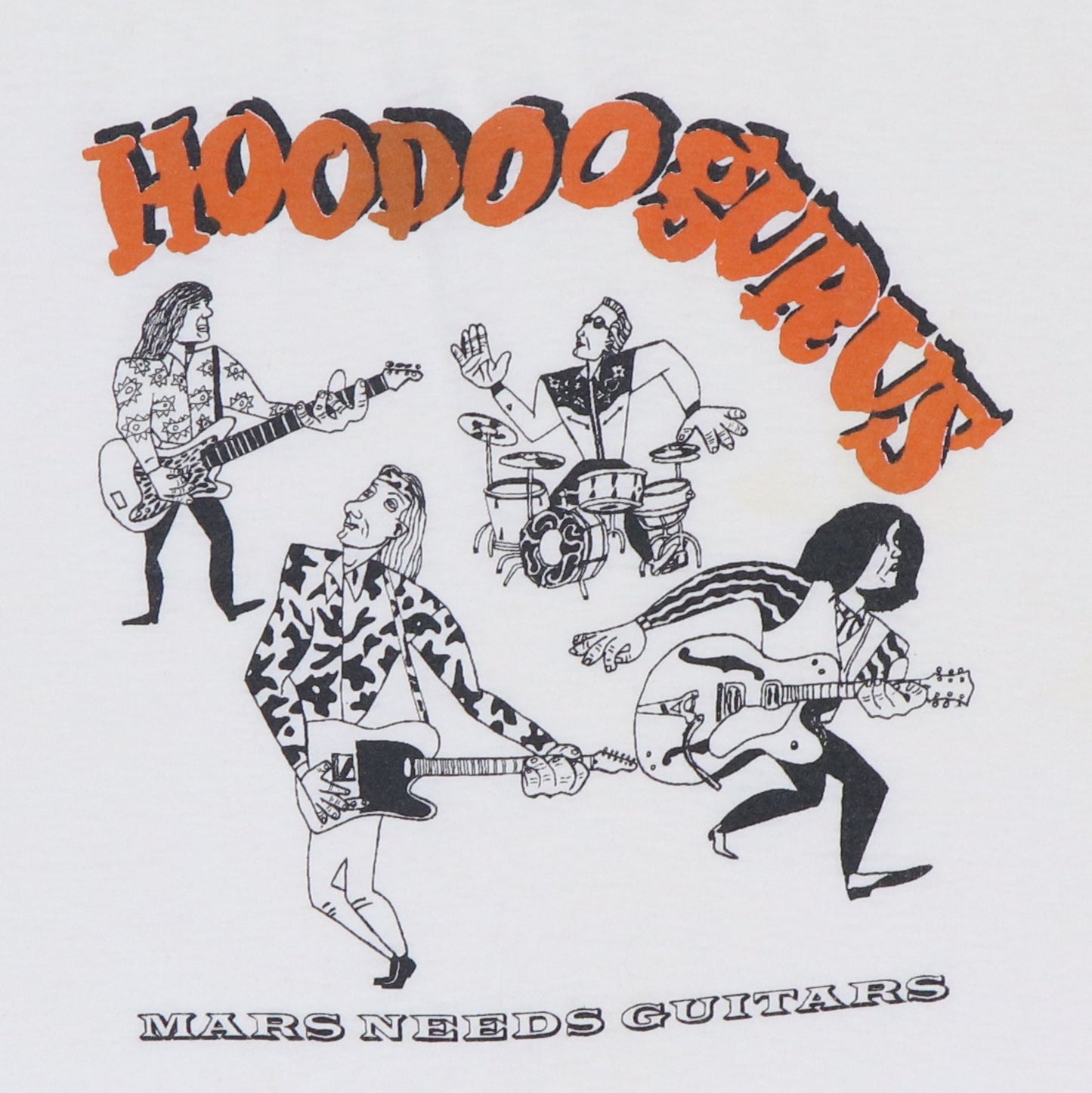 1985 Hoodoo Gurus Mars Needs Guitars! Shirt