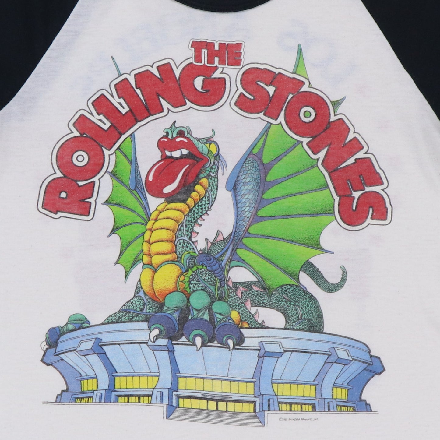 1981 Rolling Stones Prince Tour Jersey Shirt