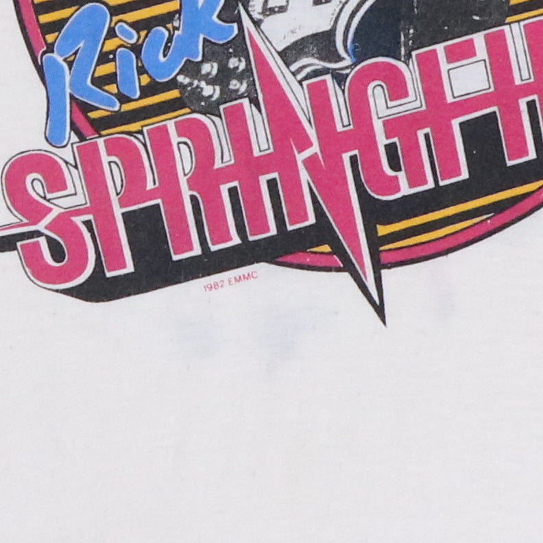 1982 Rick Springfield Sweat For Success Tour Jersey Shrit