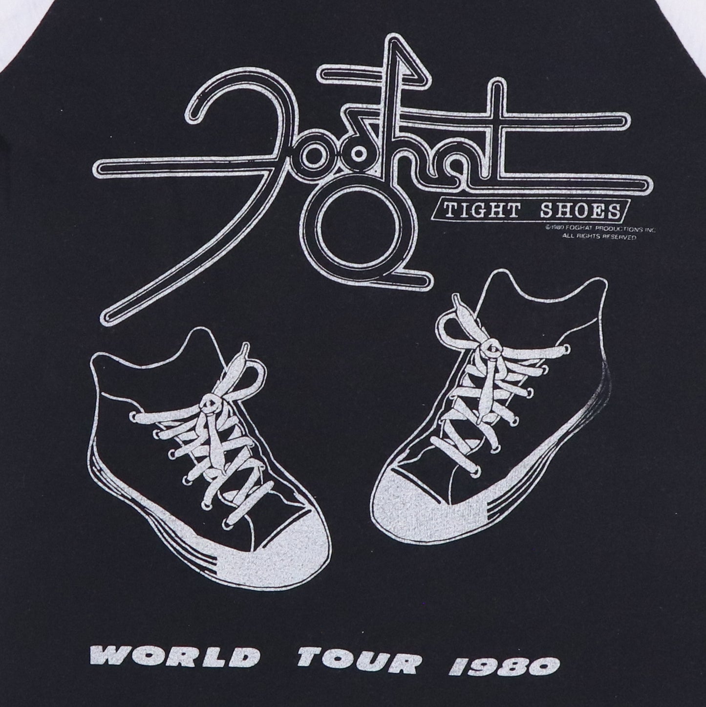 1980 Foghat Tight Shoes Tour Jersey Shirt