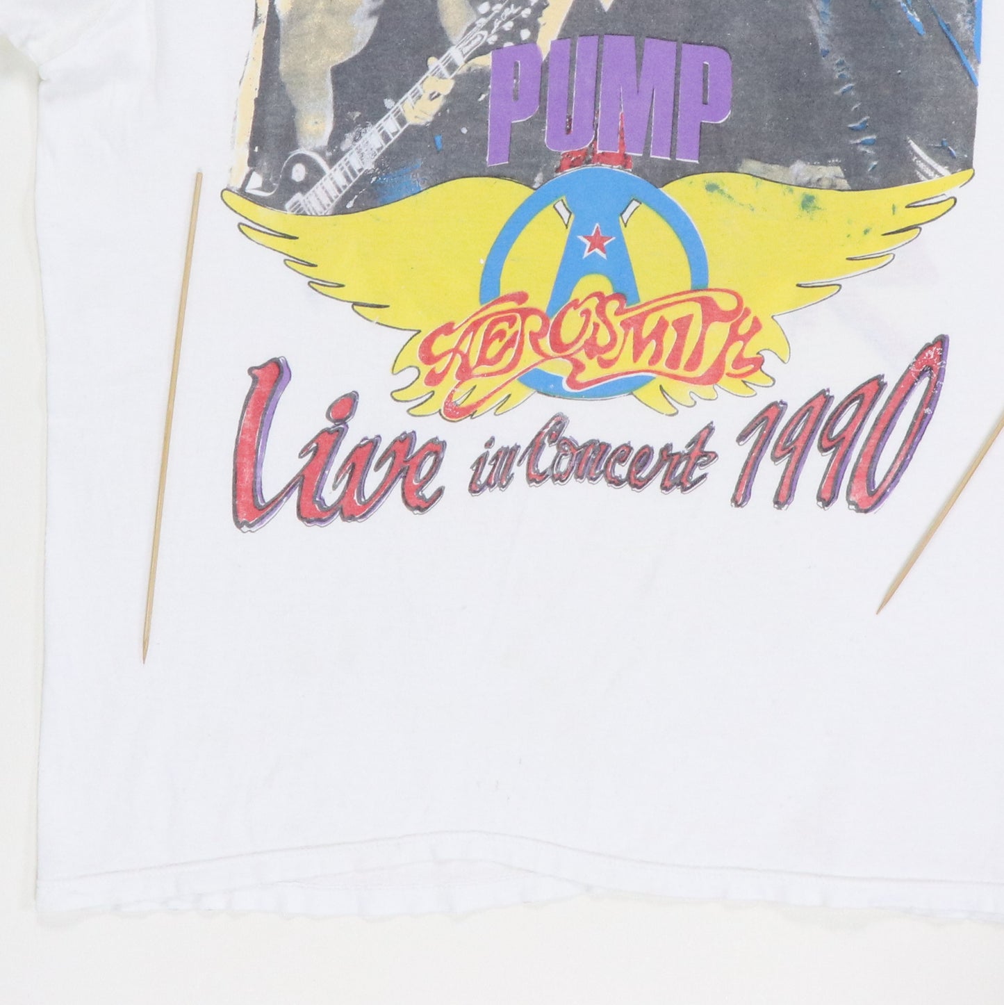 1990 Aerosmith Skid Row Tour Shirt