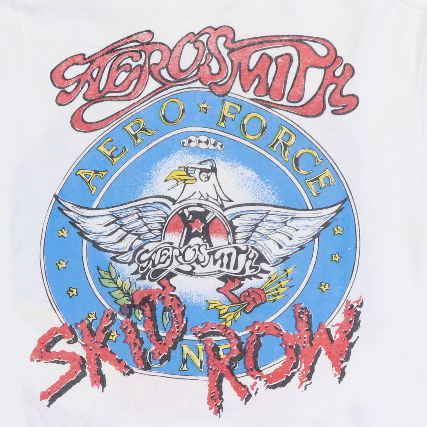 1990 Aerosmith Skid Row Tour Shirt