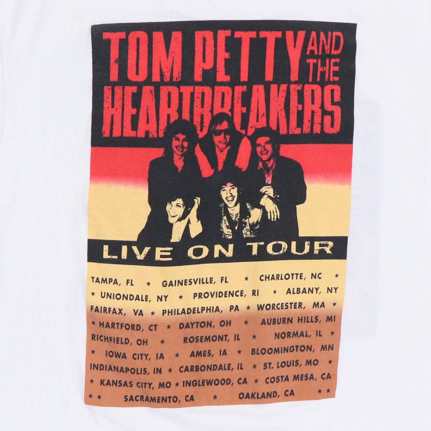 1989 Tom Petty and The Heartbreakers Tour Shirt