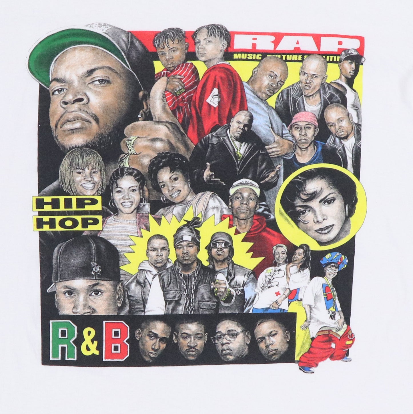 1990s Rap Hip Hop R&B Shirt