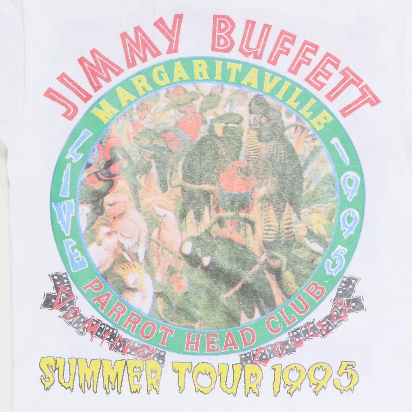 1995 Jimmy Buffett Margaritaville Tour Shirt