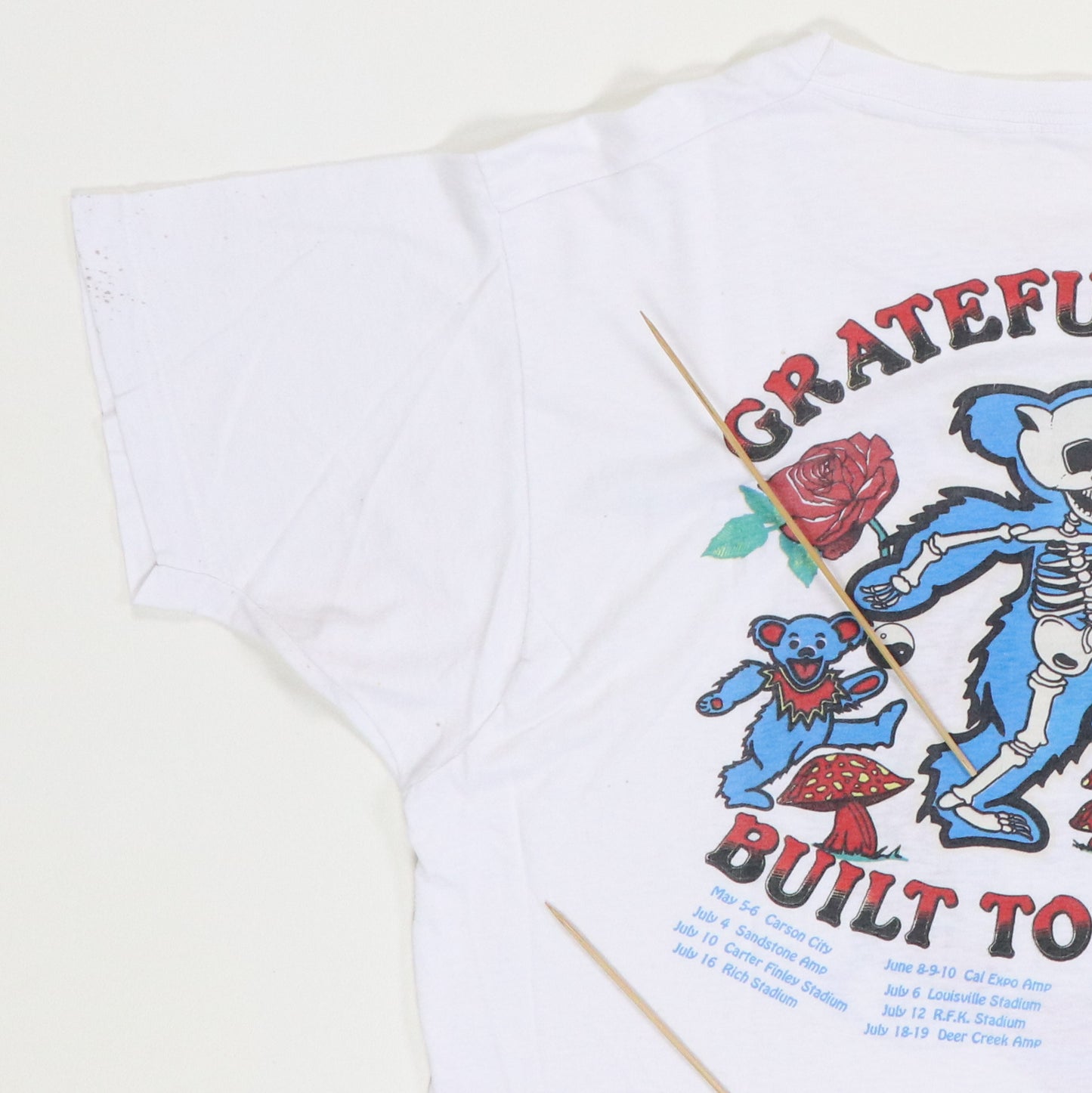1990 Grateful Dead Built To Last Tour Shirt