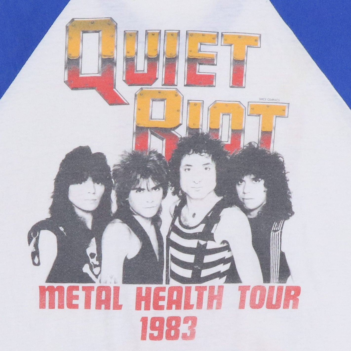 1984 Quiet Riot Metal Health Tour Jersey Shirt