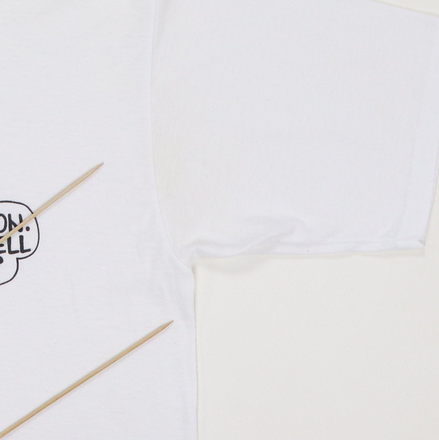 1990s I'm Bart Simpson Who The Hell Are You Shirt Detail