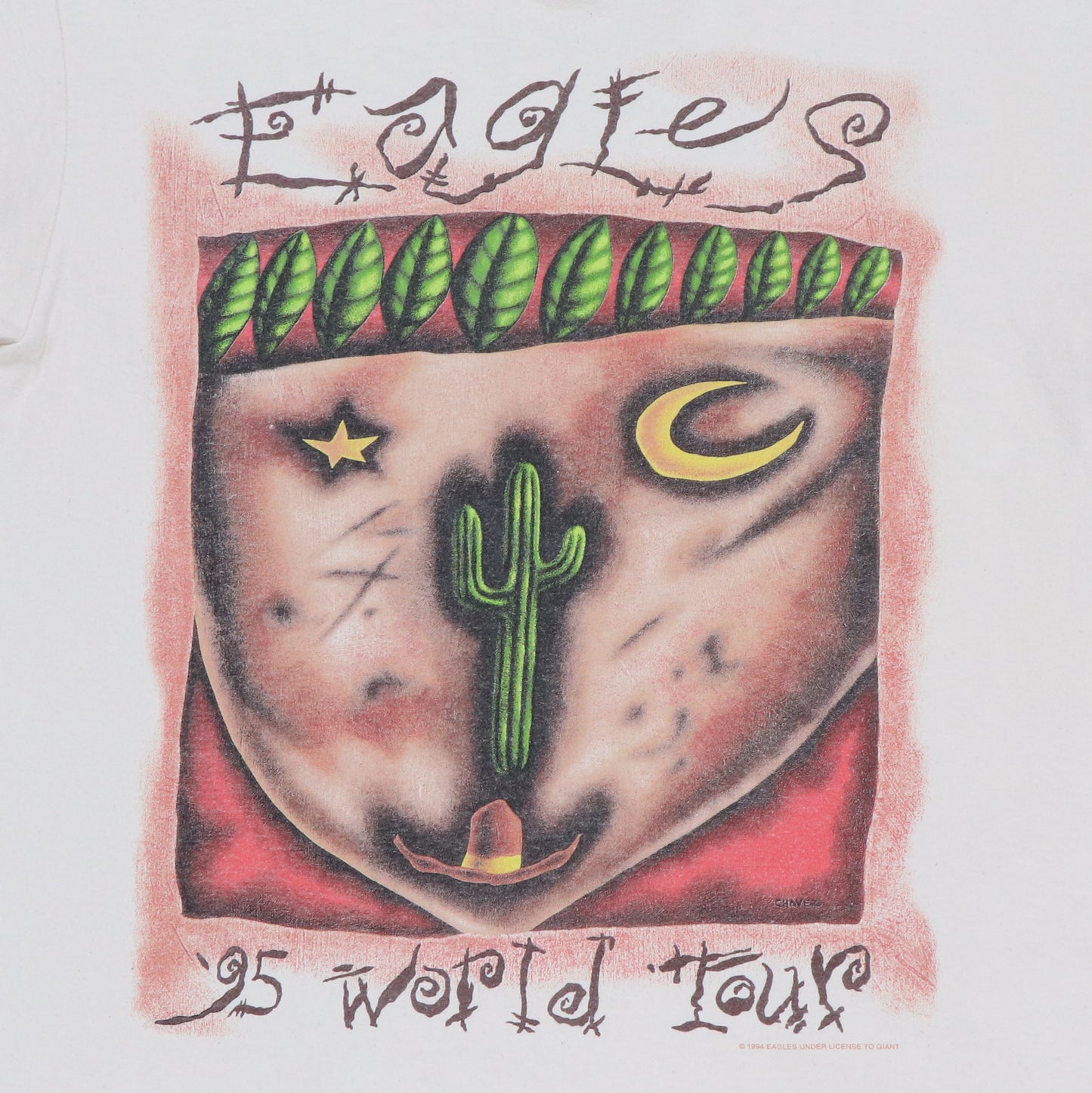 1995 Eagles World Tour Shirt