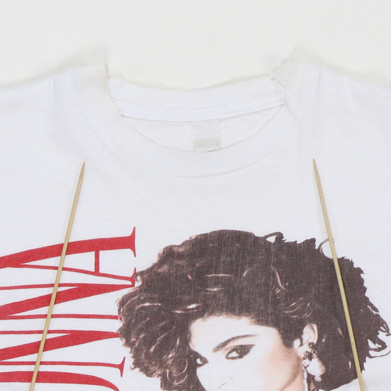 1985 Madonna Like A Virgin Shirt Detail