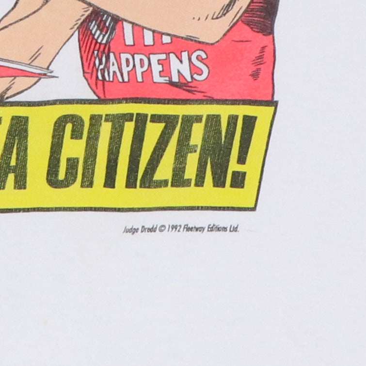 1992 Judge Dredd No Smoking Shirt