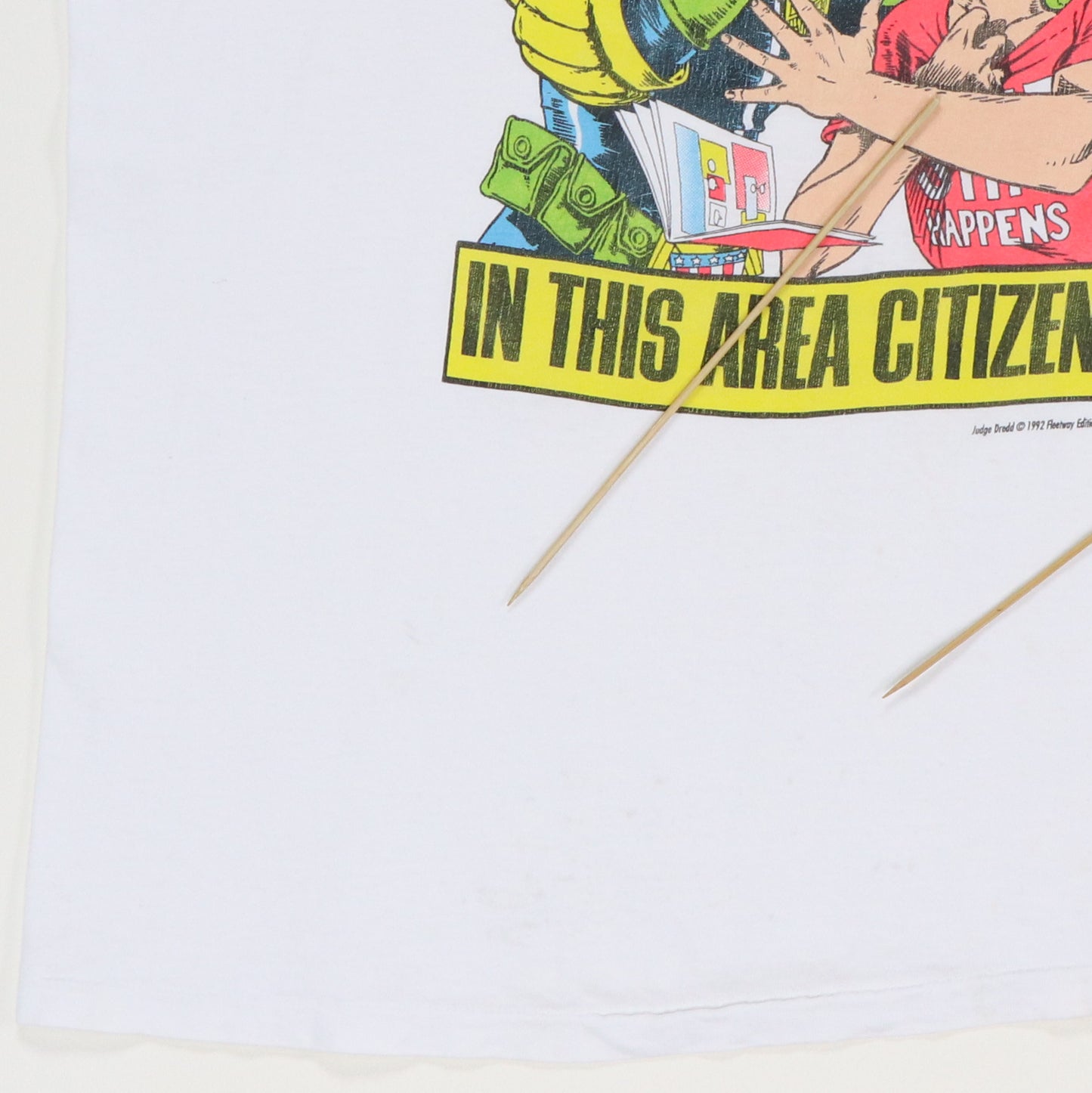 1992 Judge Dredd No Smoking Shirt