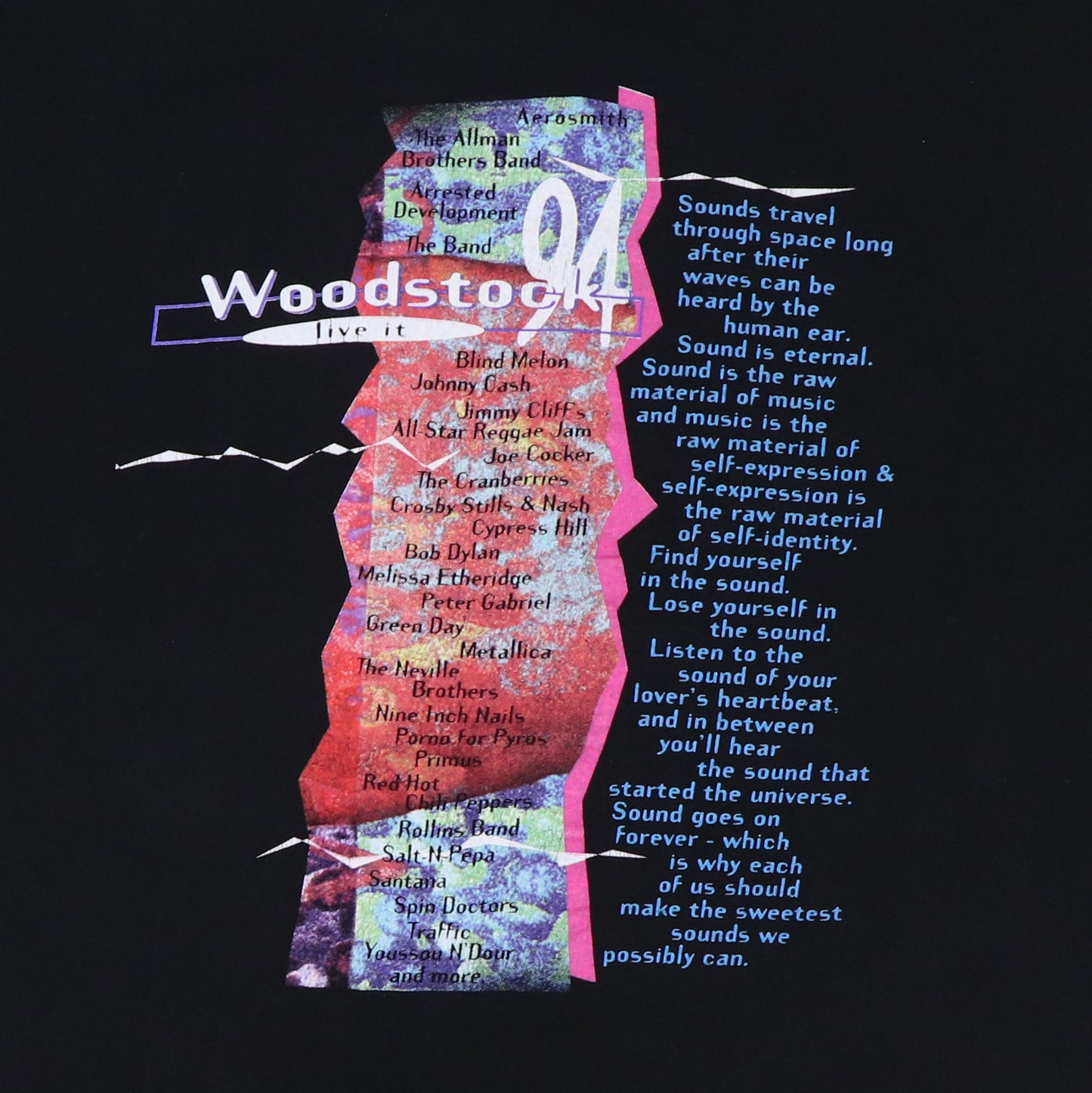1994 Woodstock Concert Shirt