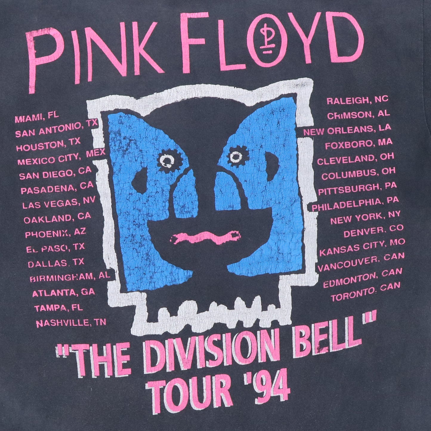 1994 Pink Floyd Division Bell Tour Shirt