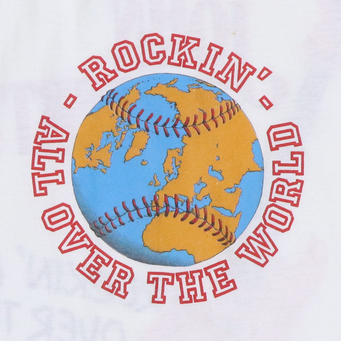 1986 John Fogerty Rockin All Over The World Tour Shirt