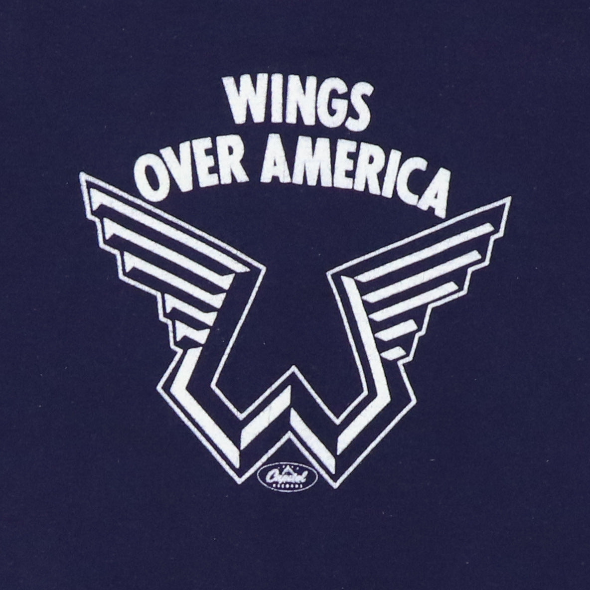 1976 Wings Over America Capitol Records Promo Shirt