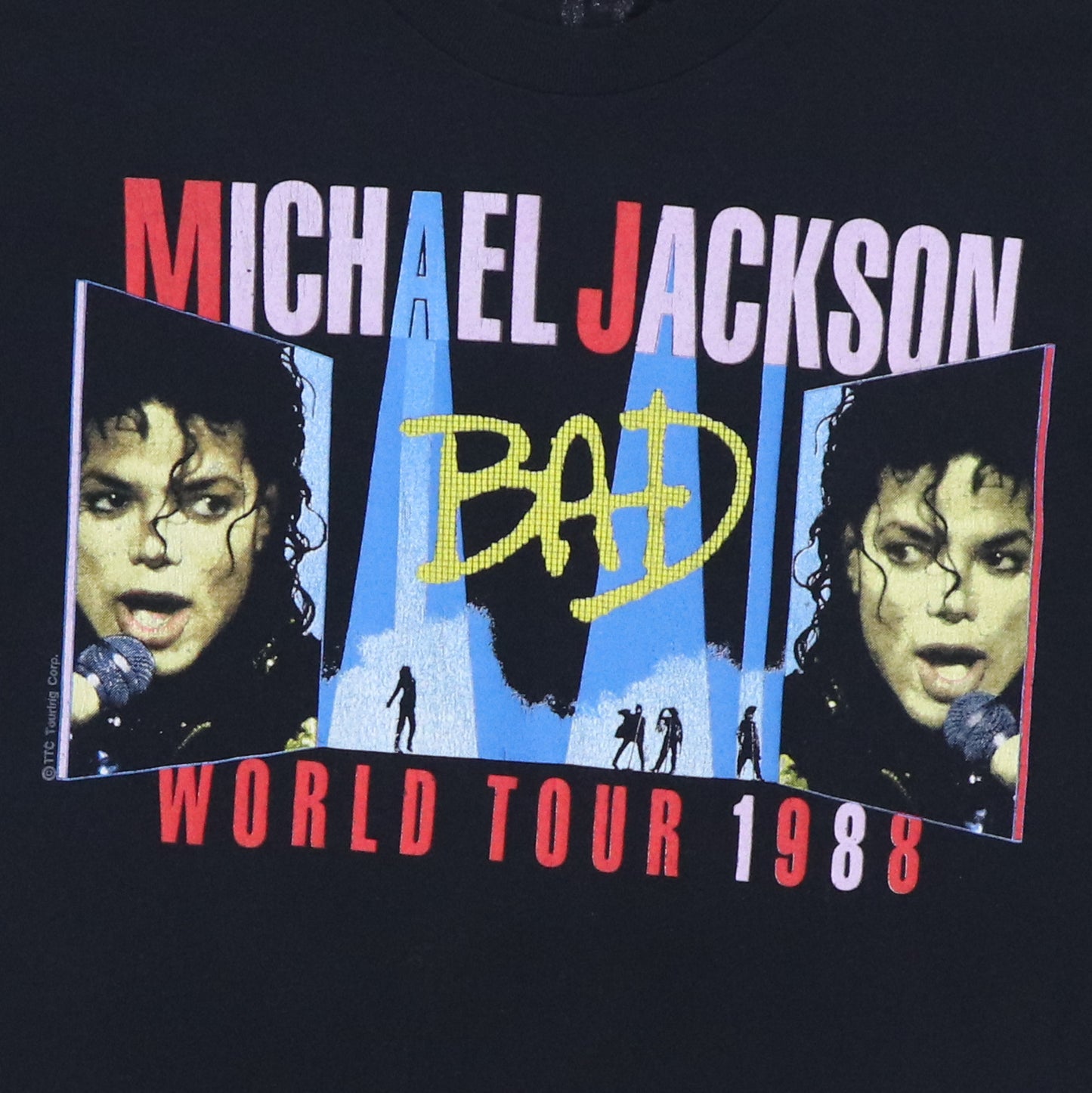 1988 Michael Jackson Bad Tour Shirt