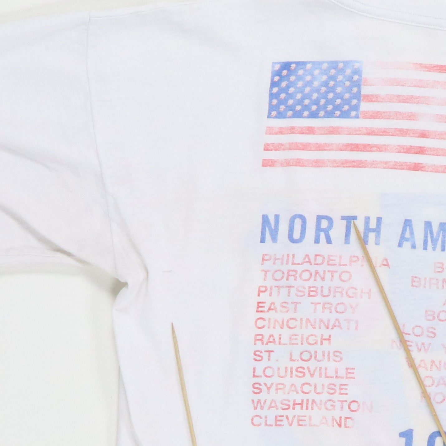 1989 Rolling Stones Steel Wheels Warhol Tour Shirt