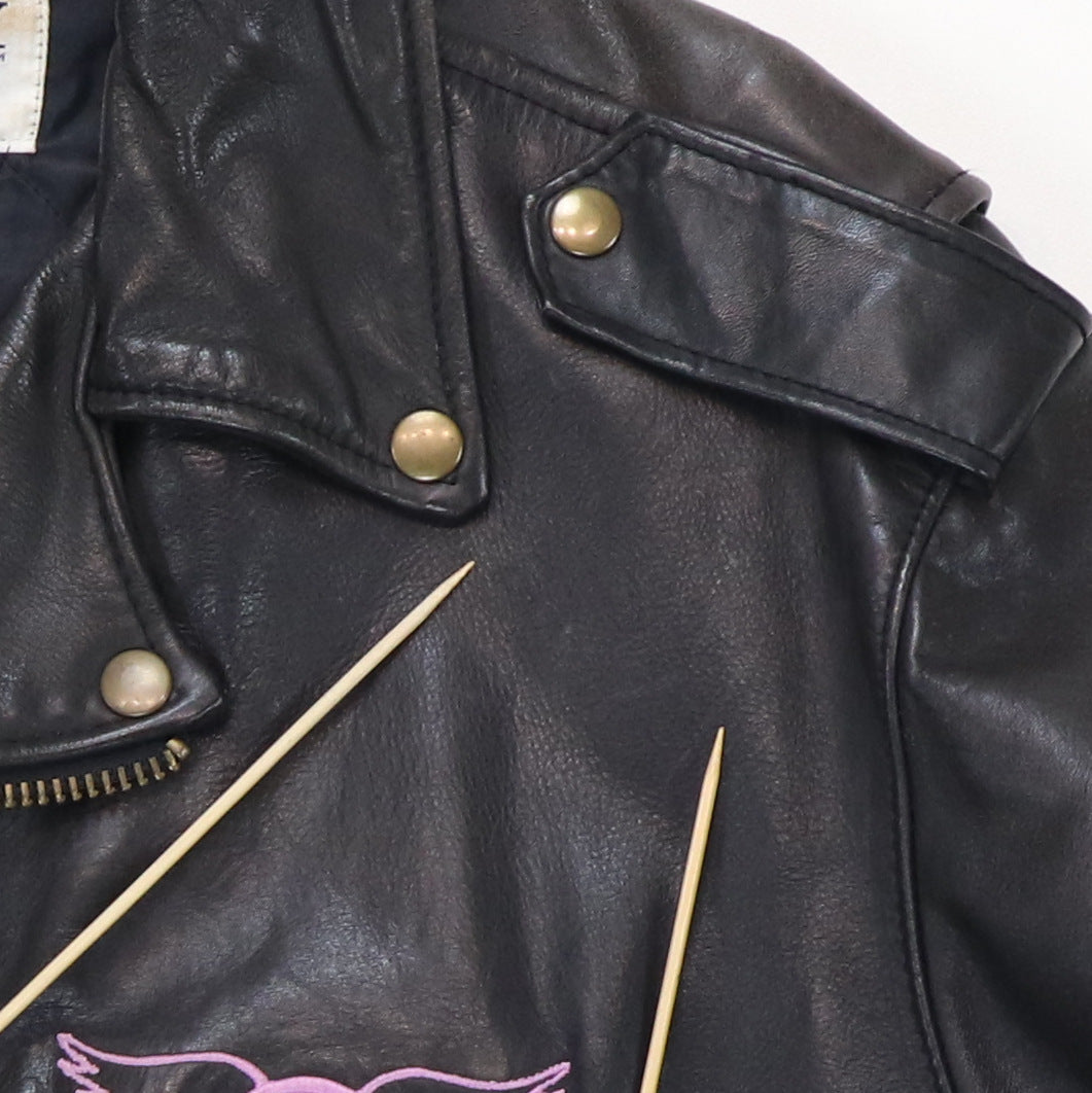 1989 Aerosmith Pump World Tour Crew Leather Jacket