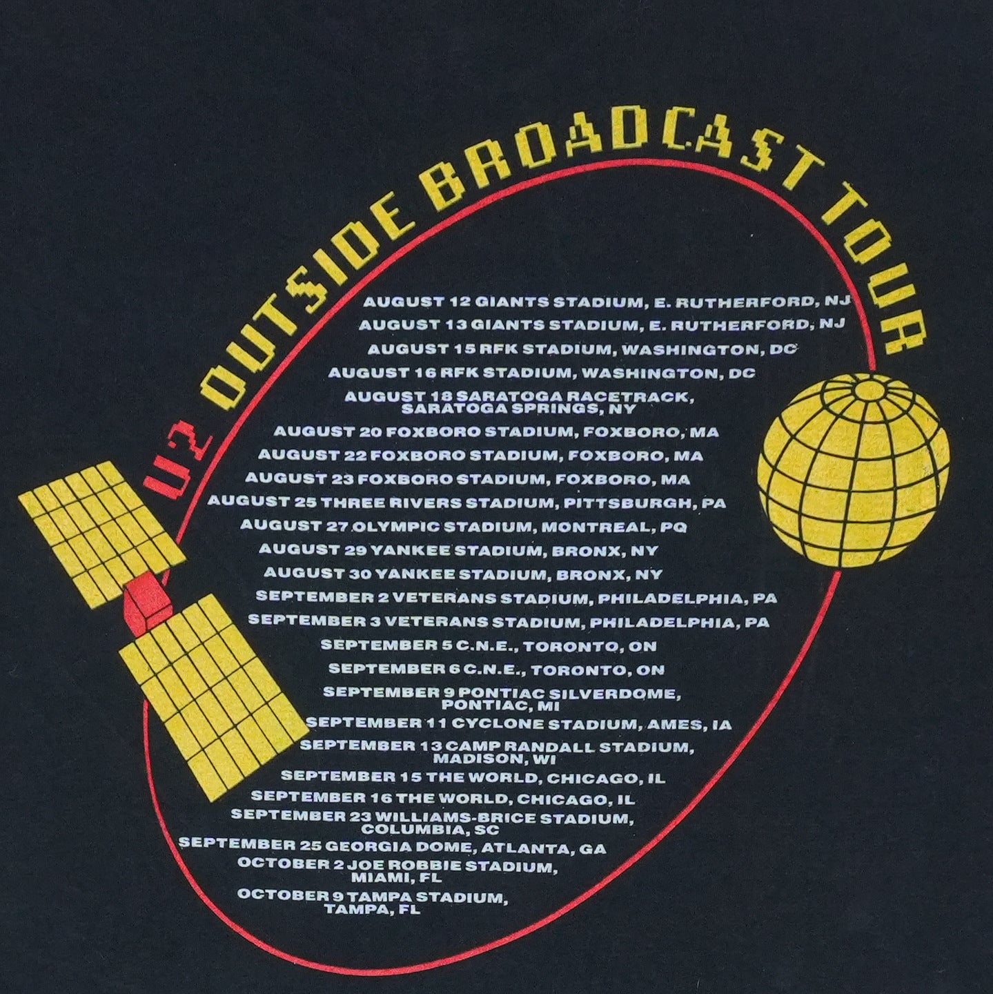 1992 U2 Zoo TV Tour Shirt