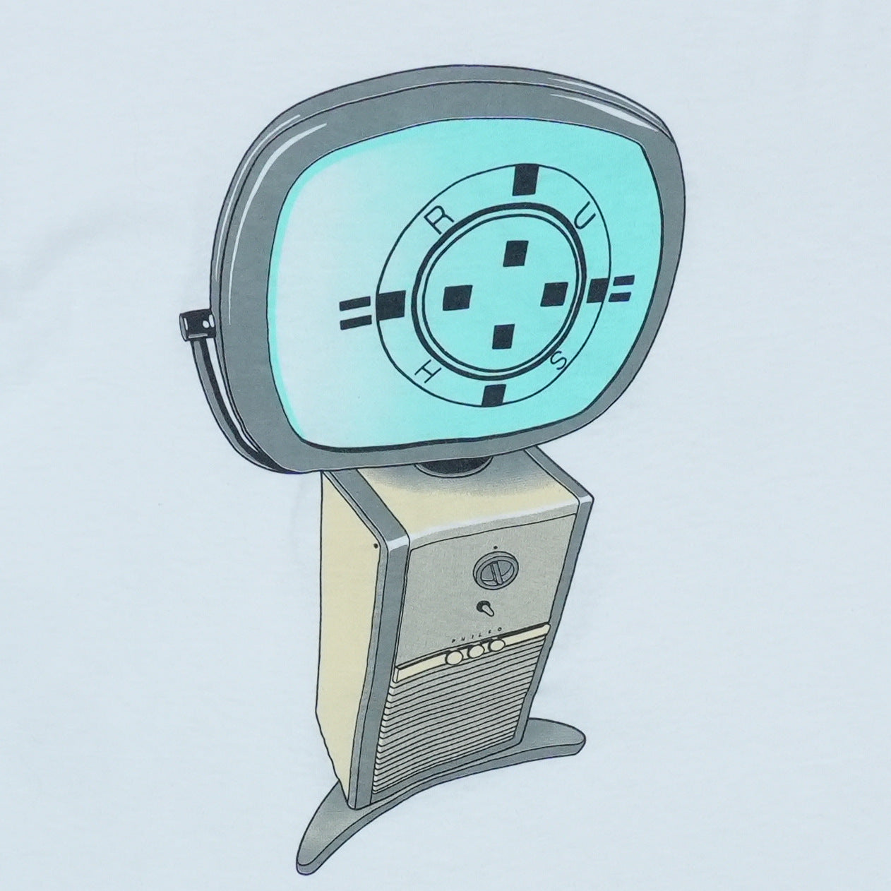 1985 Rush Power Windows Crew Tour Shirt