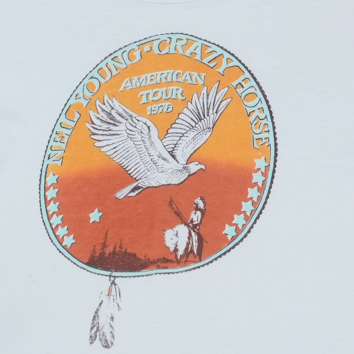 1976 Neil Young Crazy Horse Tour Shirt