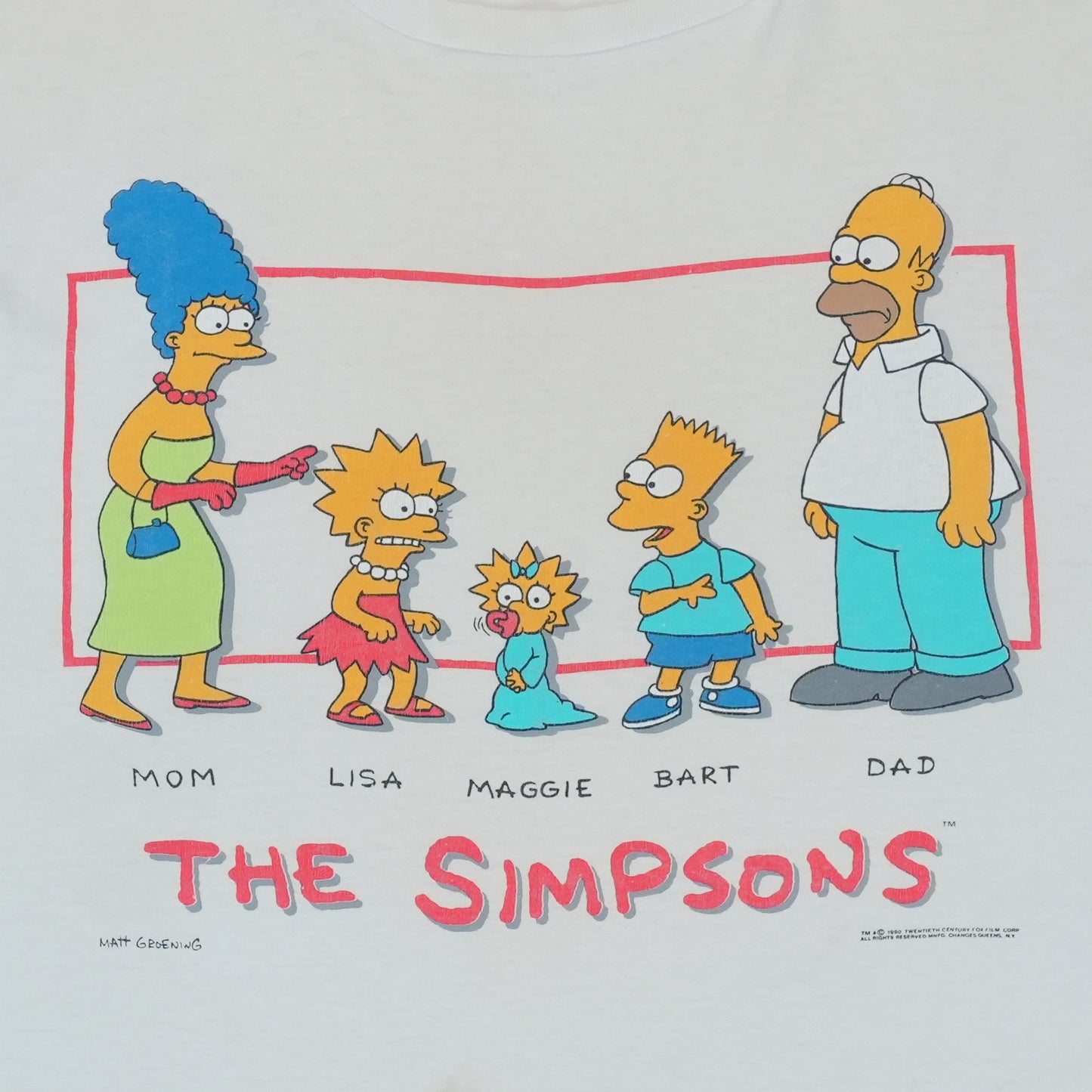 1990 The Simpsons Shirt