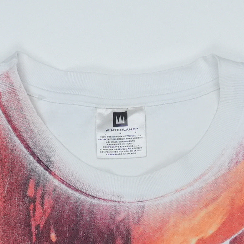 1999 Pink Floyd The Wall All Over Shirt Detail