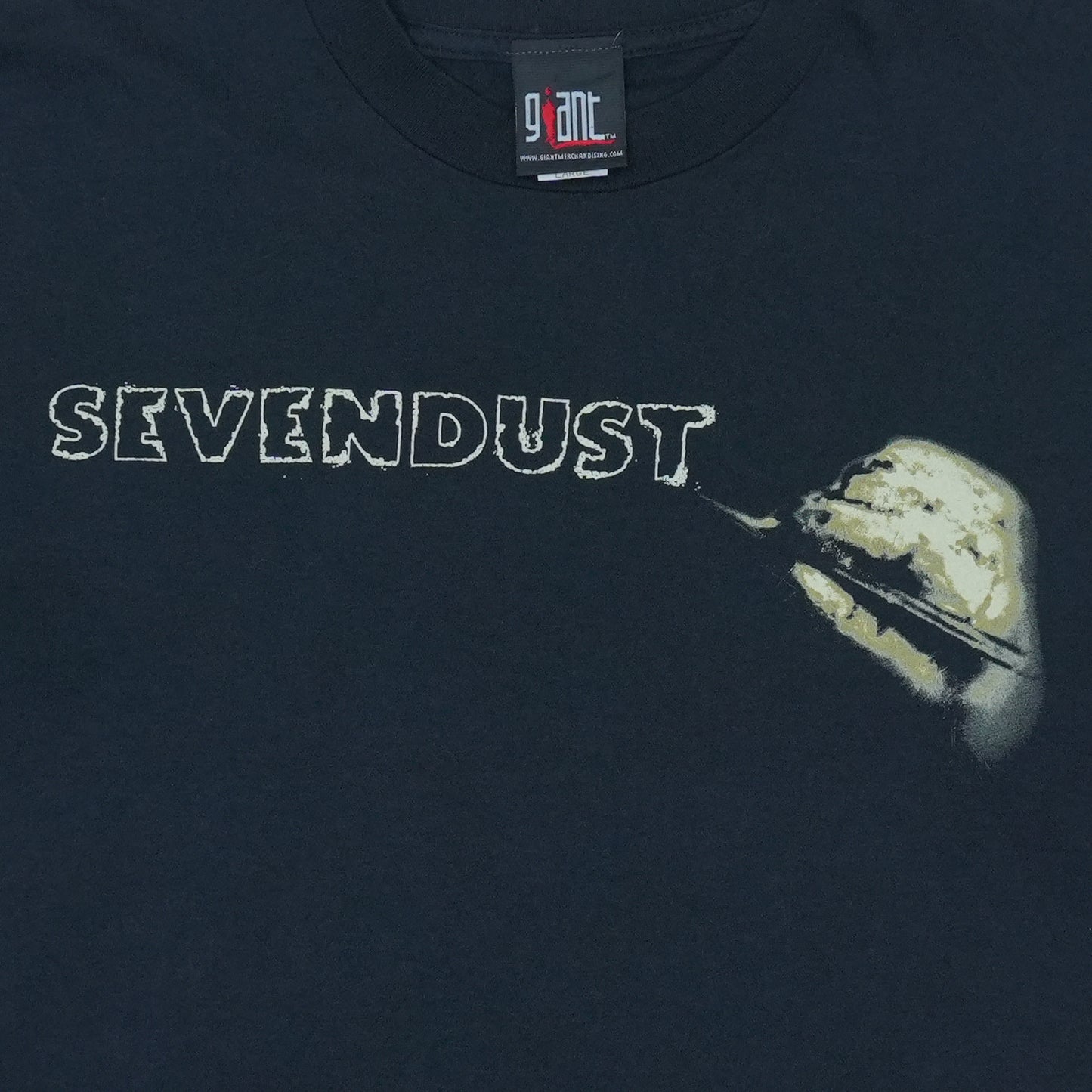 1999 Sevendust Home Long Sleeve Shirt Detail