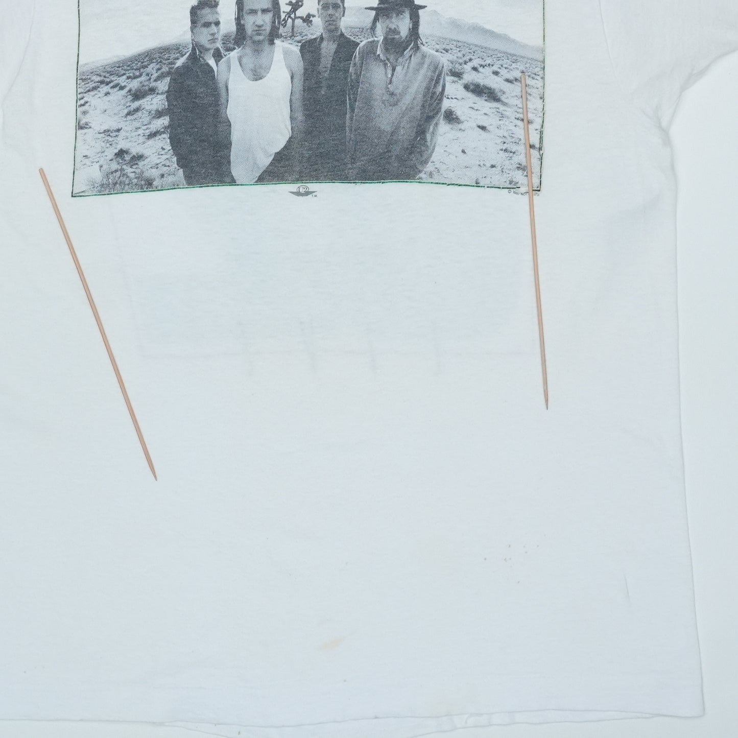 1987 U2 Joshua Tree Tour Shirt Detail
