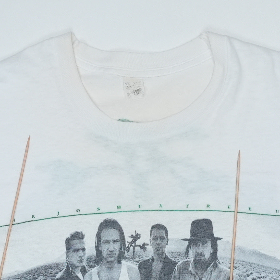 1987 U2 Joshua Tree Tour Shirt Detail