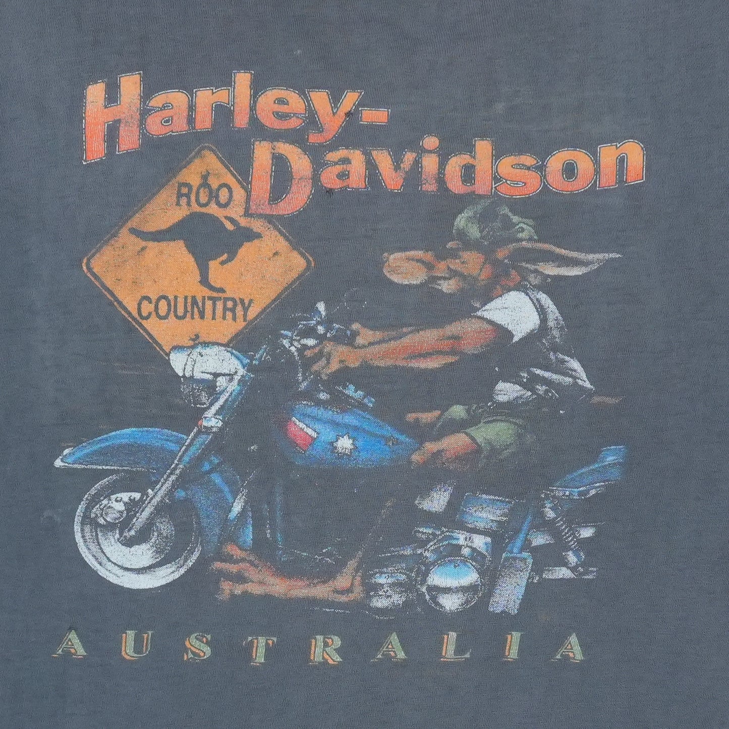 1990s Harley Davidson Australia Shirt Detail