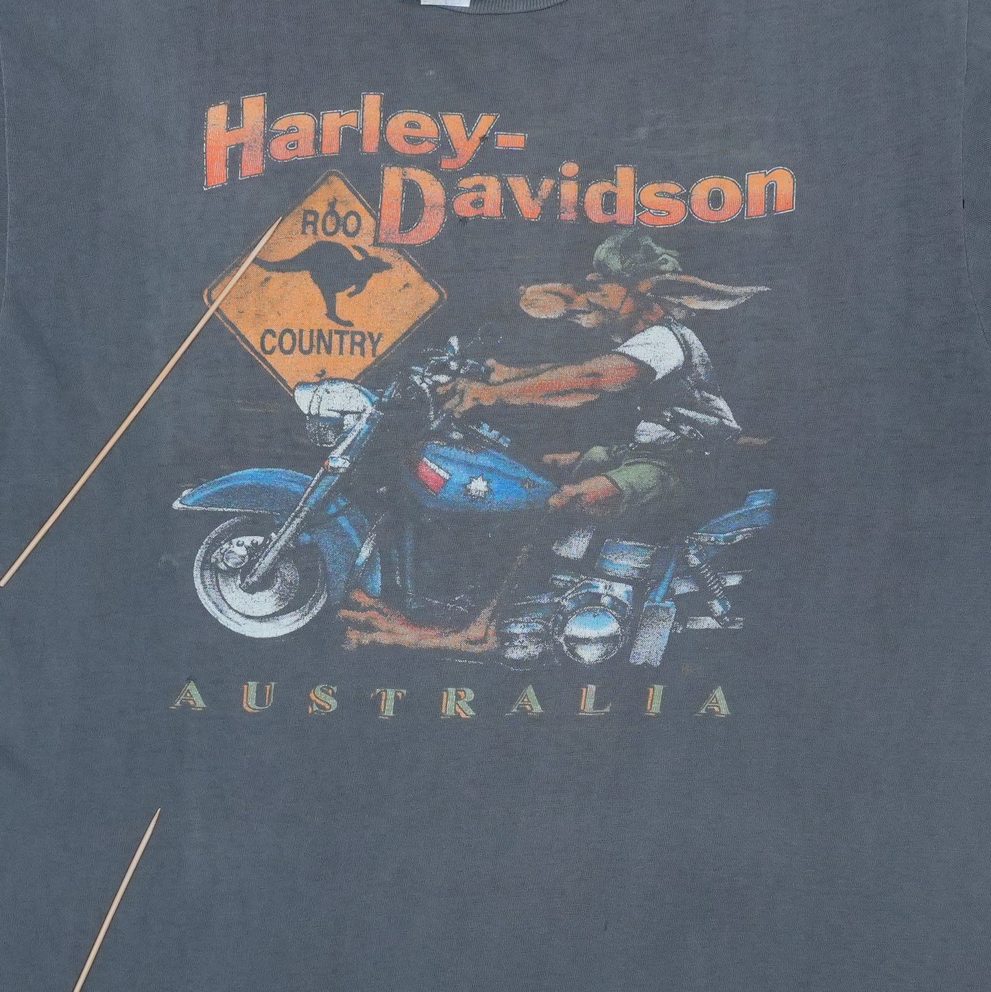 1990s Harley Davidson Australia Shirt Detail