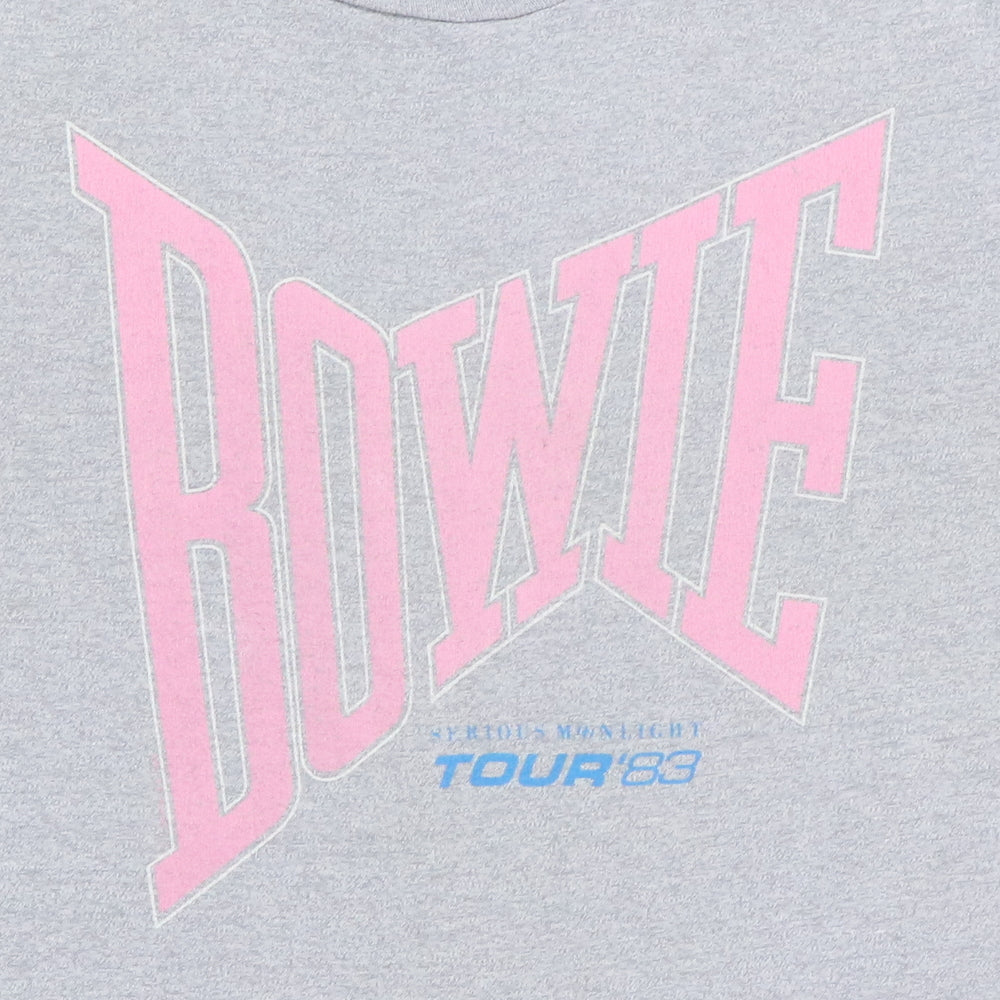 1983 David Bowie Serious Moonlight Tour Shirt