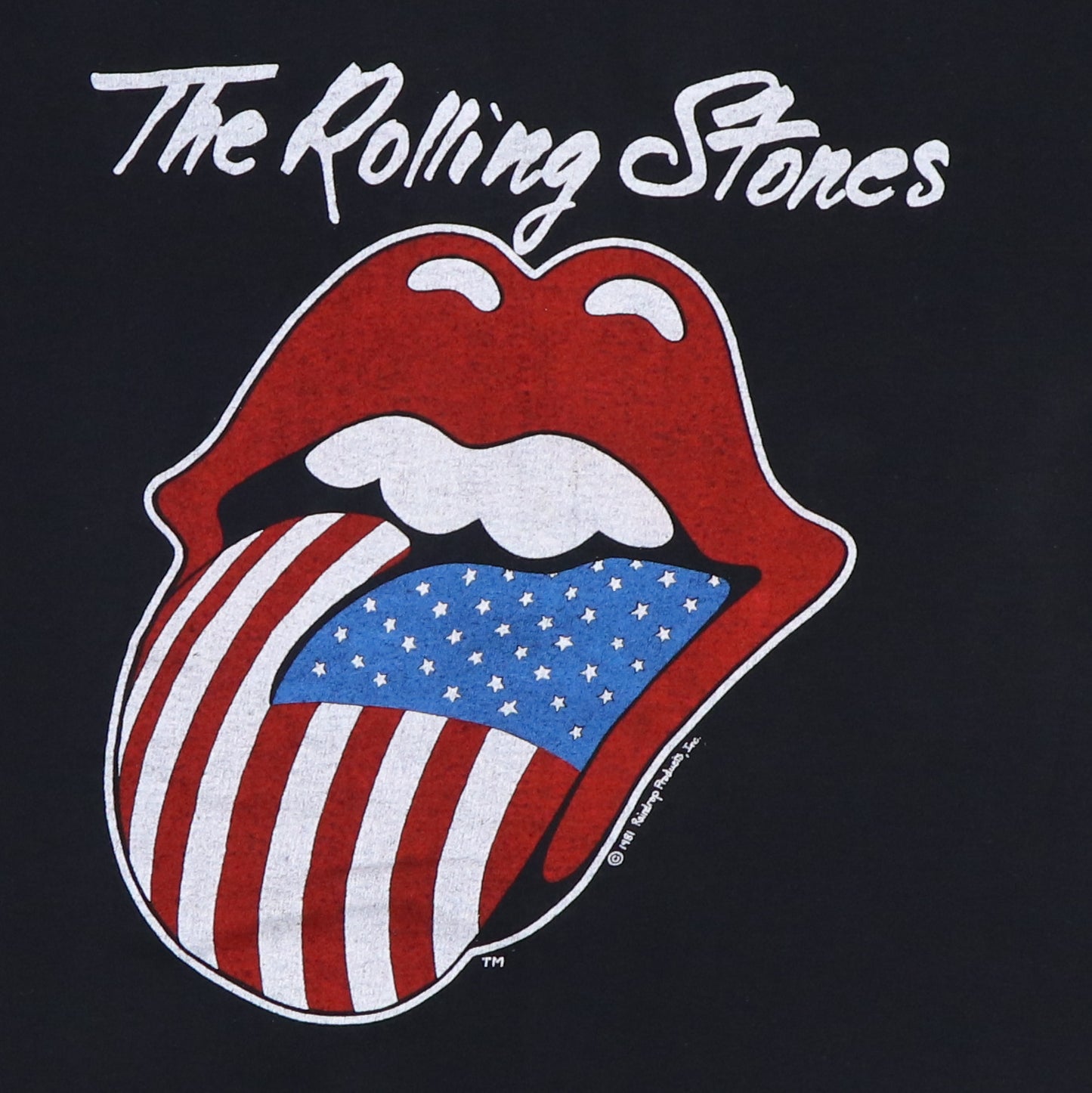 1981 Rolling Stones North American Tour Shirt