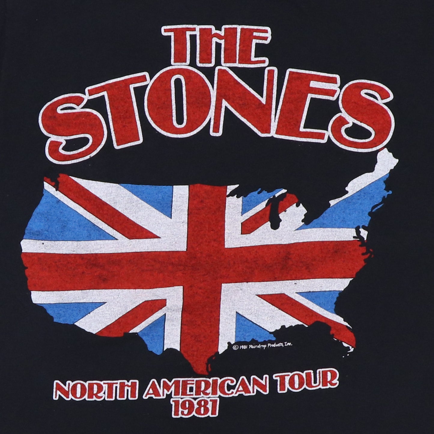 1981 Rolling Stones North American Tour Shirt