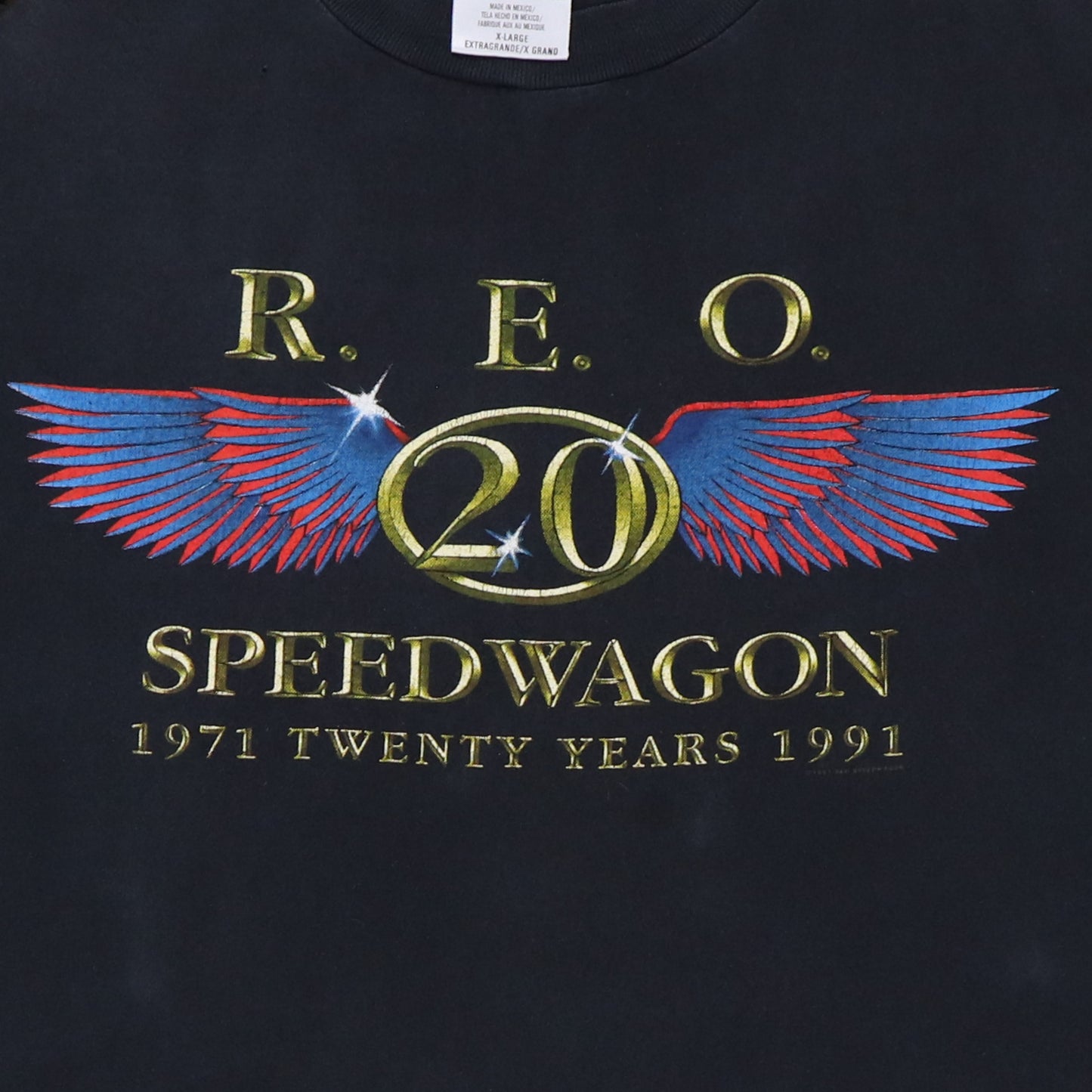 1991 REO Speedwagon Tour Shirt