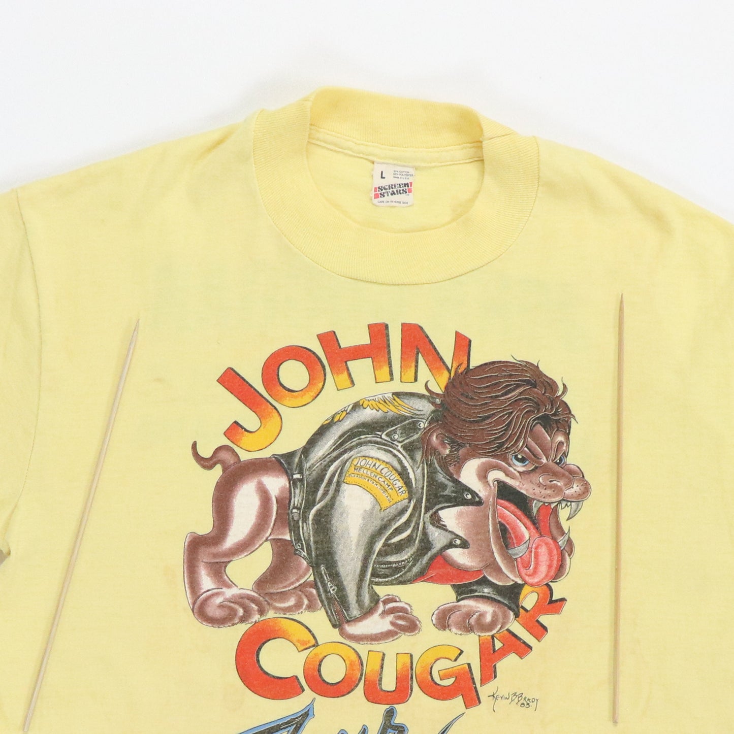 1983 John Cougar Mellancamp Tour Long Sleeve Shirt