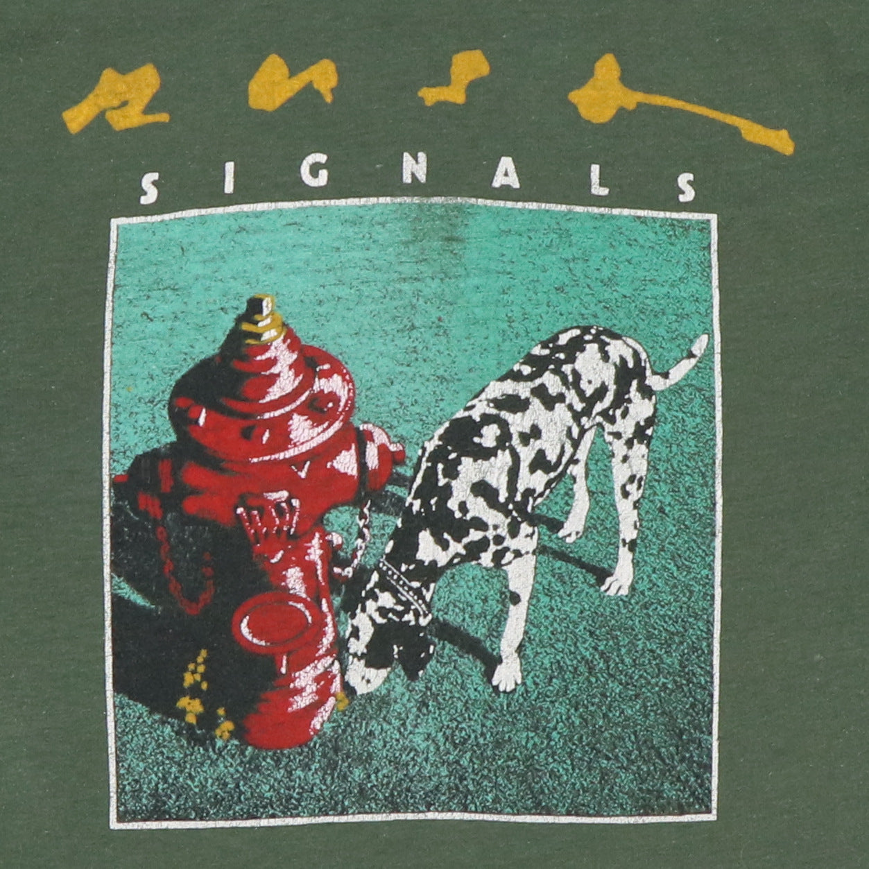 1982 Rush Signals New World Tour Shirt