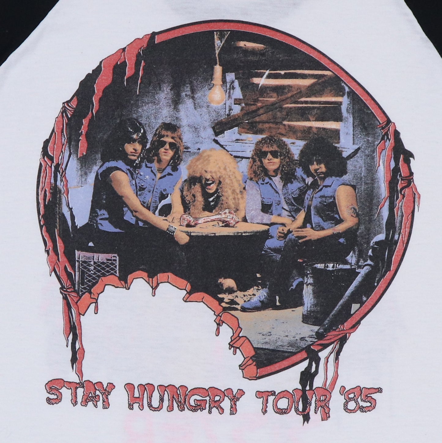 1985 Twisted Sister Stay Hungry Tour Jersey Shirt