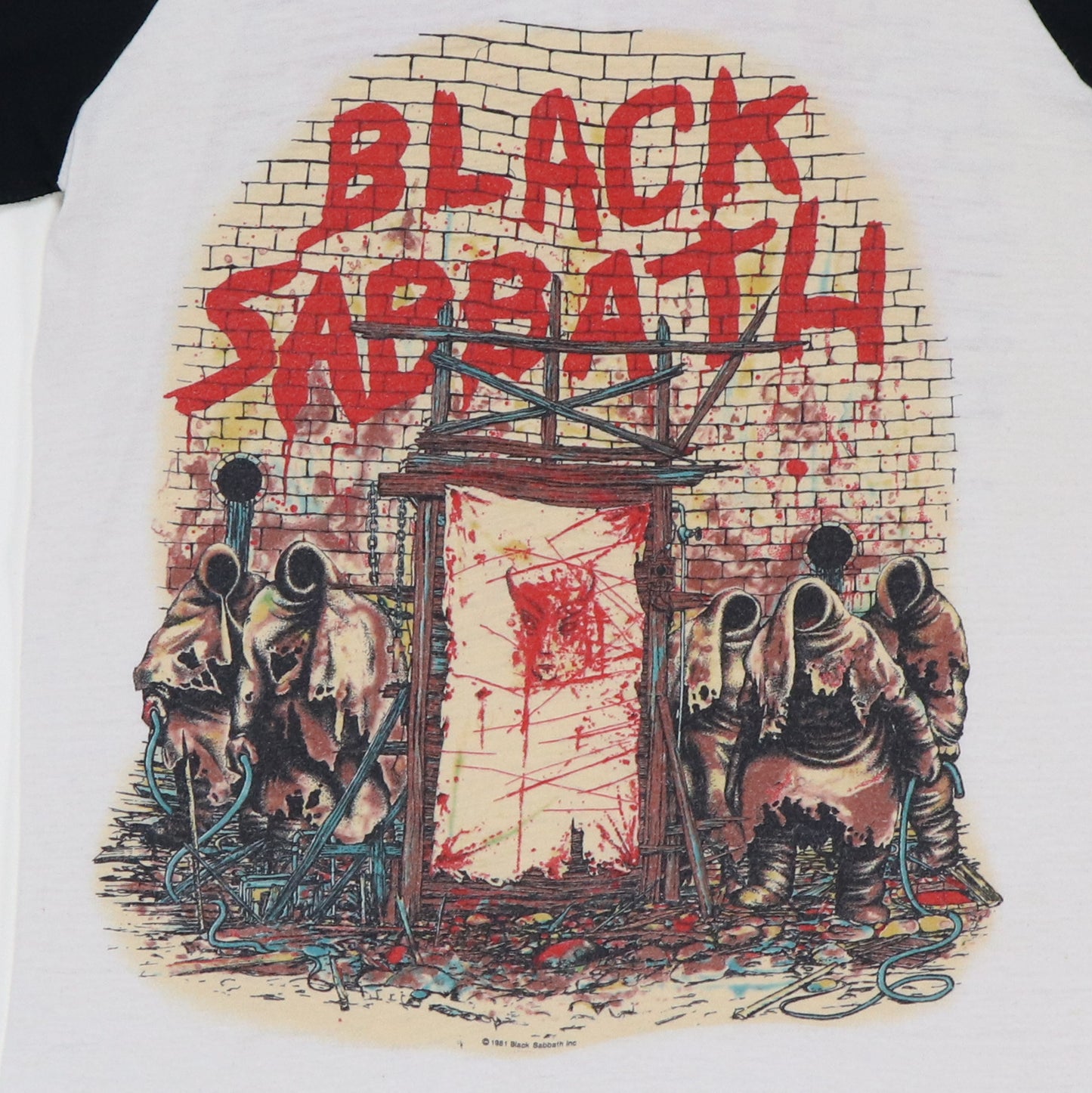 1981 Black Sabbath Mob Rules Tour Jersey Shirt