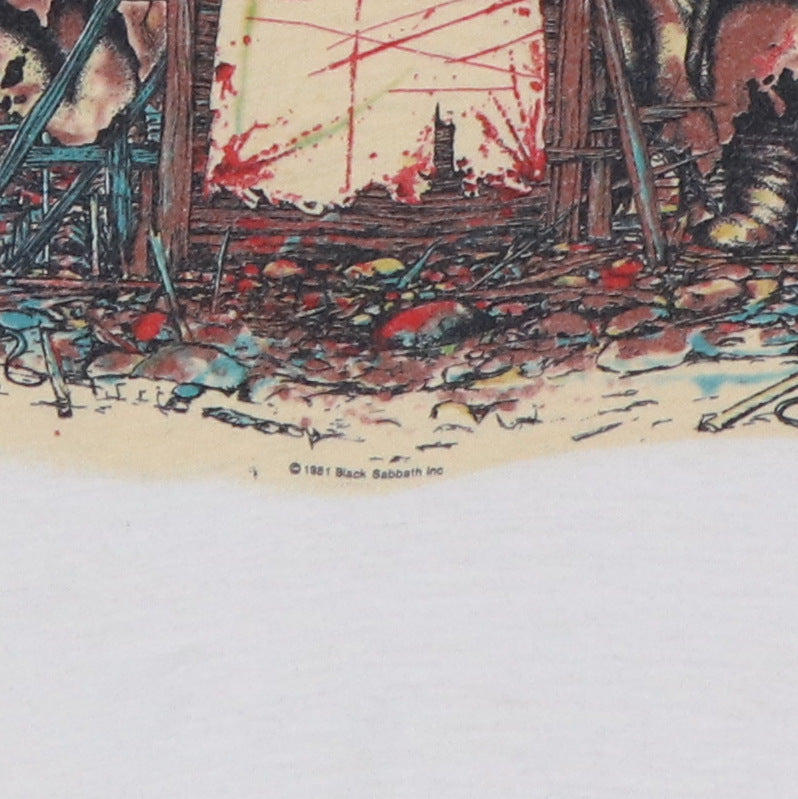1981 Black Sabbath Mob Rules Tour Jersey Shirt
