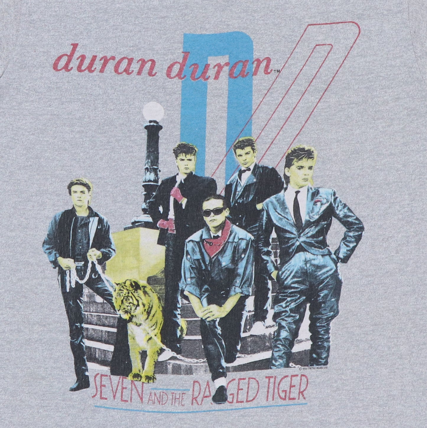 1984 Duran Duran Seven And The Raged Tiger Tour Shirt