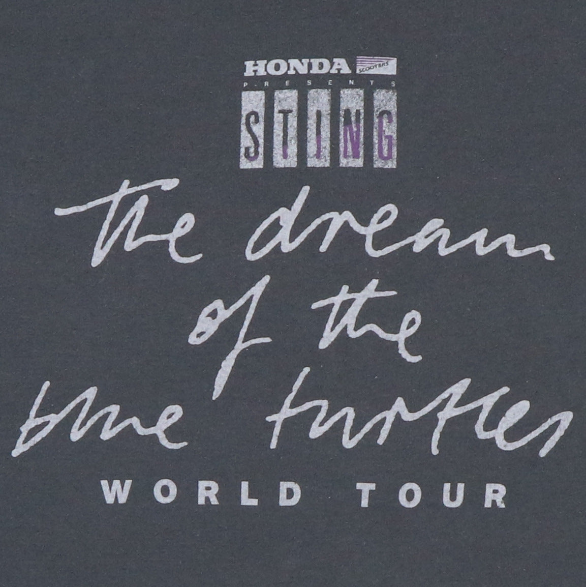 1984 Sting World Tour Shirt