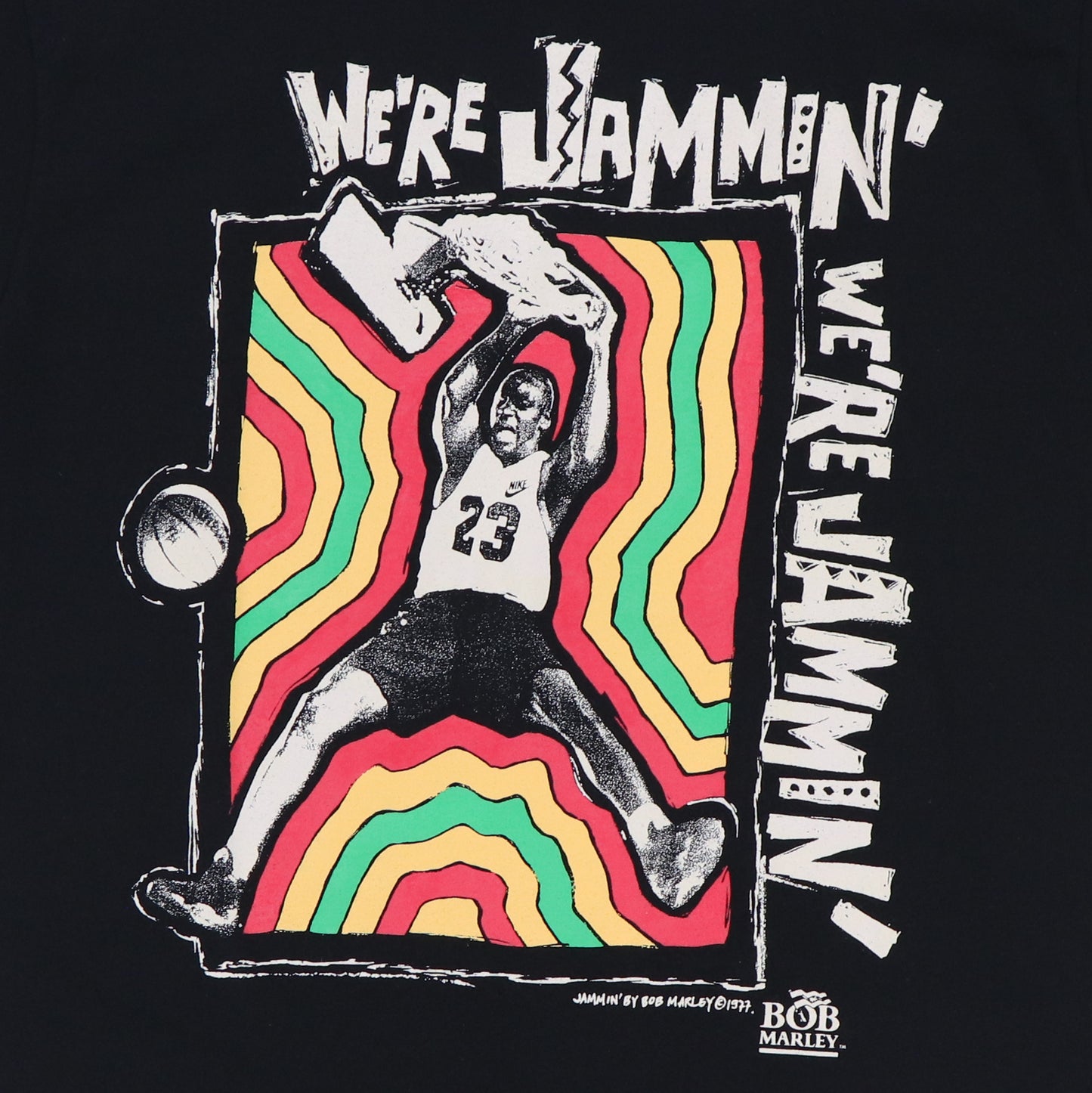 1990s Michael Jordan Bob Marley Nike Shirt